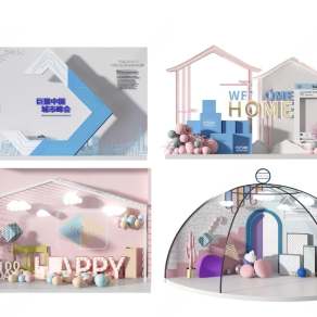 现代美陈3D模型下载